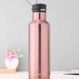 Servewell Pirate Inner & Outer Stainless Steel Vacuum Bottle Copper Gold - 750 ml-image-99