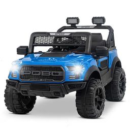 Little pup Battery Operated Ride On Jeep with Music and Lights Blue-14