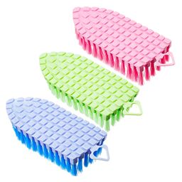 COZY VIBES Soft Scrub Brush, Grout Cleaner Brush, 360 Degrees Bendable, Durable Multi-Functional Soft Cleaning Brush Scrubber for Cleaning Dead Corners of Bathroom Kitchen - PACK OF 1 - COLOR MAY VARY-picture-16