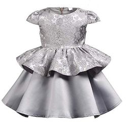Wish little Cape Sleeve Satin A-Line Dress-47
