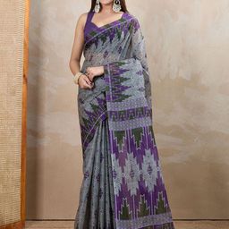 SHANVIKA Printed Pure Cotton Saree-image-80