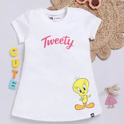 YK X Minute Mirth Girls Cartoon Printed Cotton A-Line Dress-picture-20