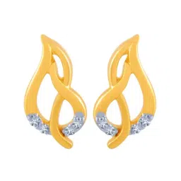 P.C. Chandra Jewellers 14 kt Gold & Diamond Earrings-picture-47