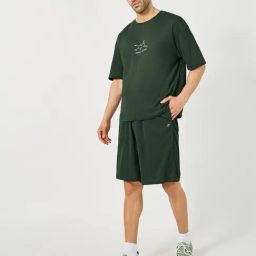 Styli Green Regular Fit Co-Ord Set-image-33
