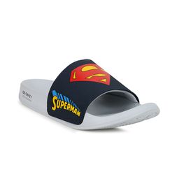 Campus Men Navy Blue & Grey Printed Sliders-picture-30