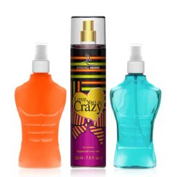 Dorall Collection Cuban Dreams, Love You Like Crazy & Blue Safe Body Mist - Pack of 3-14