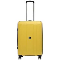United Colors Of Benetton Wayfarer Yellow Textured Hard Large Trolley Bag - 79 Cms-24
