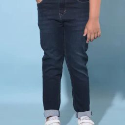 Crimsoune Club Kids Navy Solid Jeans-image-56