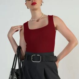 showoffff Showoff Red Regular Fit Tank Top image 4