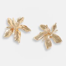 Sohi Gold Plated Designer Stone Casual Stud Earrings image 5