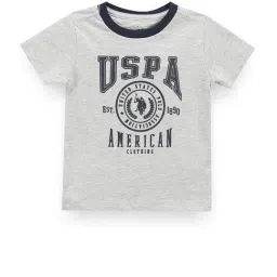 U.S. Polo Assn. Kids Grey Printed T-Shirt-picture-46