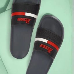 Paragon Men's Black Slides-29