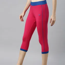 zebu Women Pink Solid Skinny Fit Capris-image-27