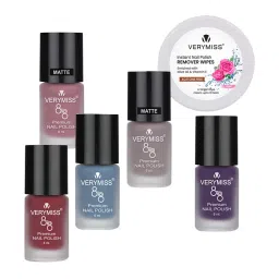 VERYMISS 5 Trending Nail Polish Combo + Free Nail Polish Remover Wipes - 11-picture-24
