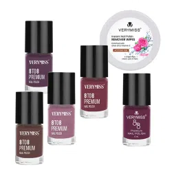 VERYMISS 5 Trending Nail Polish Combo + Free Nail Polish Remover Wipes - 12-picture-35
