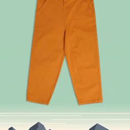 MINIKLUB Kids Rust Solid Pants-80