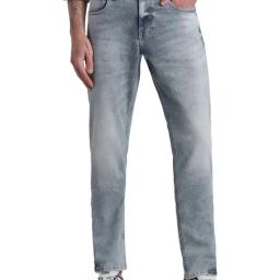 Jack & Jones Grey Denim Regular Fit Jeans-image-86