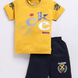 Zeal Boys Printed T-shirt with Shorts-11