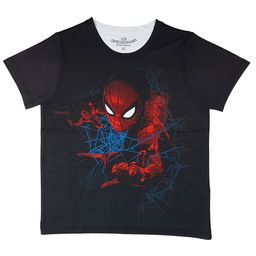 Marvel by Wear Your Mind Boys Black & White Printed Round Neck T-shirt-picture-22