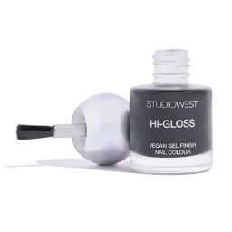 STUDIOWEST By Westside Hi Gloss Nail Colour Midnight Noir GY 09 - 8 ml-image-88