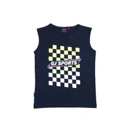 Gini & Jony Boys Navy Printed Sando-image-68