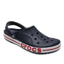 Crocs Unisex Bayaband Navy & Pepper Back Strap Clogs-15