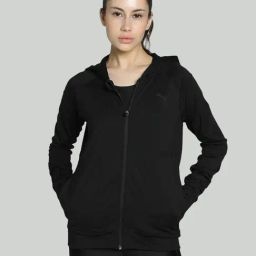 Puma Black Slim Fit Jacket-image-47