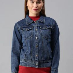VOXATI Blue Regular Fit Jacket-image-21