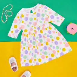 Pantaloons Baby Multicolor Cotton Printed Full Sleeves Dress-picture-14