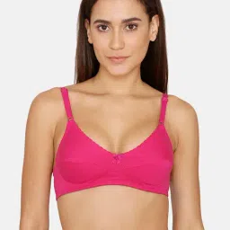 Rosaline by Zivame Pink Non Wired Non Padded T-Shirt Bra-image-21