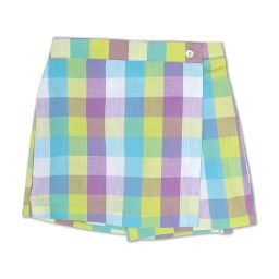 United Colors of Benetton Kids Multi Cotton Chequered Shorts-image-36