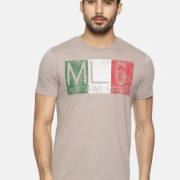 Masculino Latino Grey Cotton Regular Fit Printed T-Shirt-picture-16