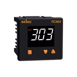 Selec 3 Digits 7 Segment LED Dual Display Panel Mount Temperature Controller 96x96 mm, TC303CX-3