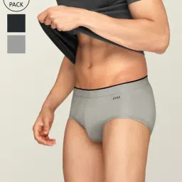 XYXX Multicolor Regular Fit Briefs - Pack Of 3-image-44
