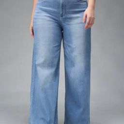 Miss Chase A+ Blue Flare Fit Jeans-image-77