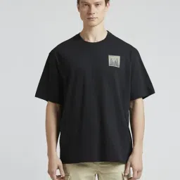Pepe Jeans Black Loose Fit Printed T-Shirt-picture-28