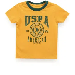 U.S. Polo Assn. Kids Dark Orange Printed T-Shirt-picture-23