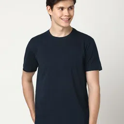 Stitch Hub Men Solid Round Neck Cotton T-shirt-picture-9