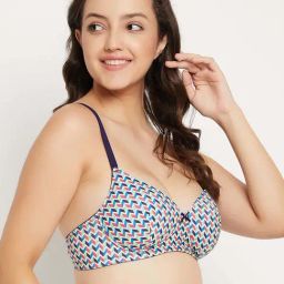 Clovia Multicolored Printed Bra image 4