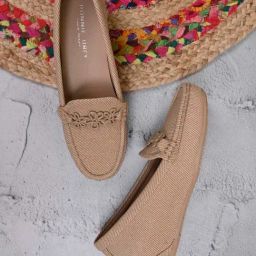 Ronnie Grey Women's Camel Casual Loafers-image-83