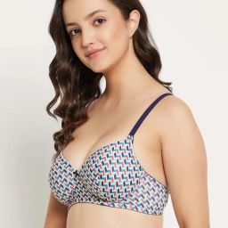 Clovia Multicolored Printed Bra image 3