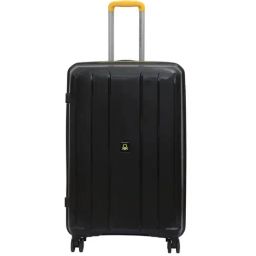 United Colors Of Benetton Wayfarer Black Textured Hard Medium Trolley Bag - 67 Cms-image-27