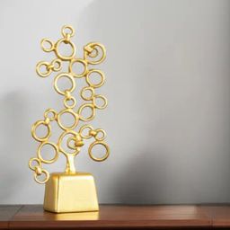 Kridha Living Gold Aluminium Table Top-image-31