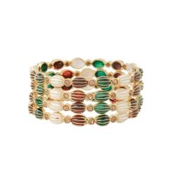 NVR Multi Artificial Stones Classic Bangle image 2