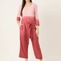 maaesa Maroon Tie & Dye Jumpsuit-picture-12