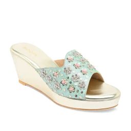 Rocia by Regal Women's Green Casual Wedges-picture-30