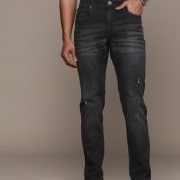 The Roadster Lifestyle Co. Men Slim Fit Low Distress Light Fade Stretchable Jeans-image-54
