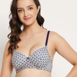 Clovia Multicolored Printed Bra-13
