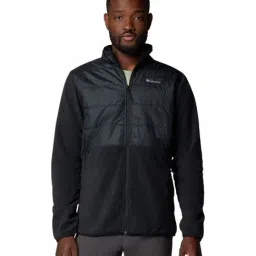 Columbia Black Slim Fit Quilted Sports Jacket-image-71