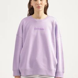 United Colors of Benetton Lavender Graphic Print Sweatshirt-image-23